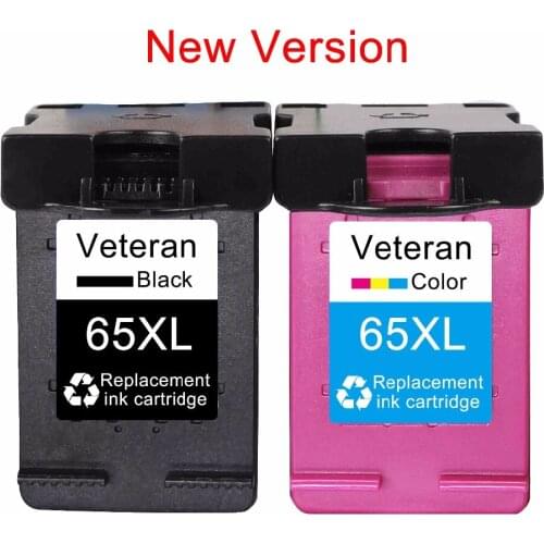 Veteran 65XL ink cartridge replacement for hp 65 xl hp65 for hp Envy 5010 5020 5030 5032 5034 5052 5055 3720 3722 3758 printer