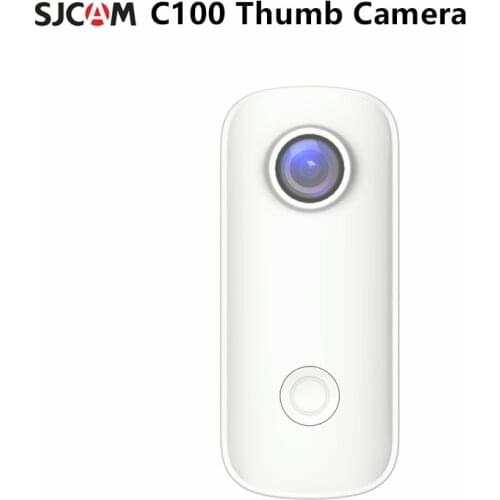 Mini Thumb Camera SJCAM C100 / C100Plus 1080P30FPS / 2K30FPS H.265 12MP 2.4G WiFi 30M Waterproof Case Action Sport DV Camcorder