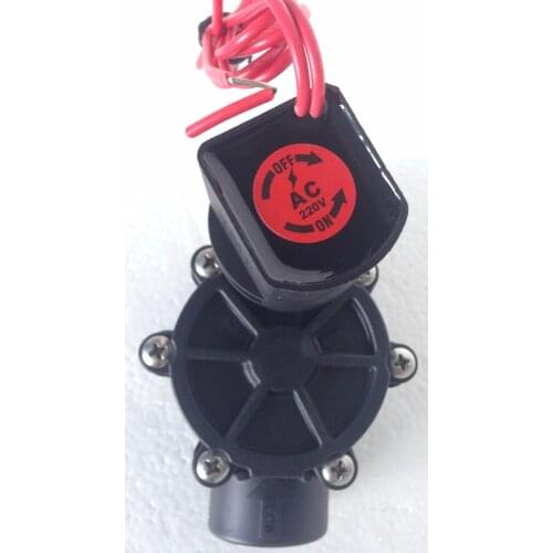 Z&W zanchen Lower Price 1'' inch plastic garden irrigation solenoid valve&irrigation valve AC220