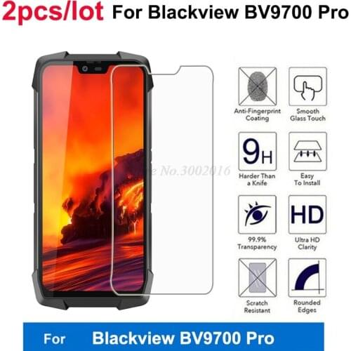 2PCS Tempered Glass For Blackview BV9700 Pro Screen Protector 9H Toughened Protective Mobile Phone Film For Blackview BV9700 Pro