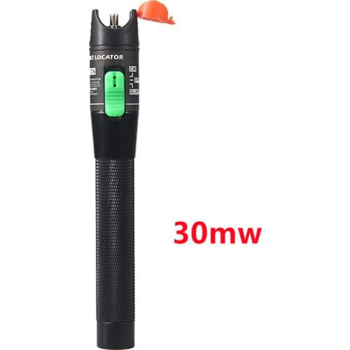 30MW Visual Fault Locator, Fiber Optic Cable Tester 10-30Km Range Preferential price Laser Free Shipping
