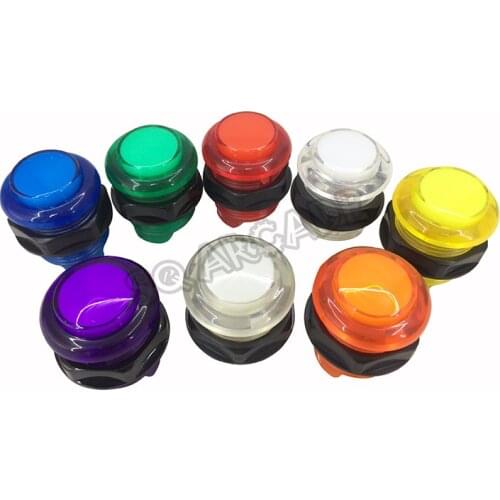 1pc free shipping DC5V micro push button led flashing switch crap in transparent mini buttons