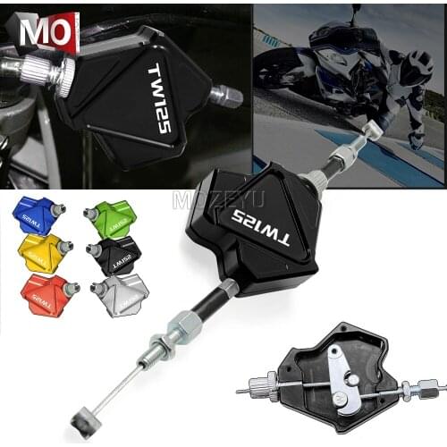 Motorcycle CNC Aluminum Stunt Clutch Lever Easy Pull Cable System For YAMAHA TW125 TW 125 1999-2004 2000 2001 2002 2003