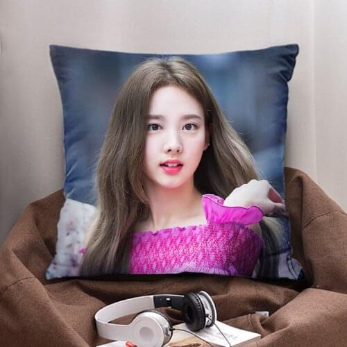Zhou Ziyu Lin Nalian Najingan Pillowcase Pretty Scholar Same Paragraph Star Photo Poster Cushion Cover Surrounding Souvenir
