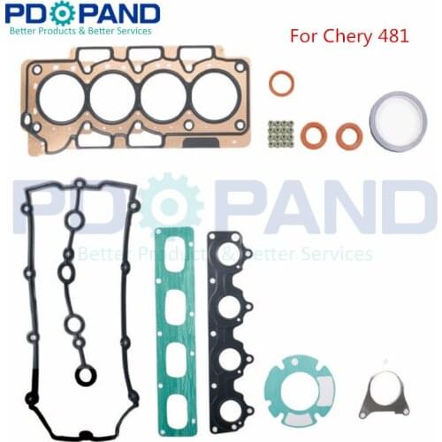 Engine Complete Gasket Set 481H-1000003-0 481J-1000003-0 for Chery 481 484
