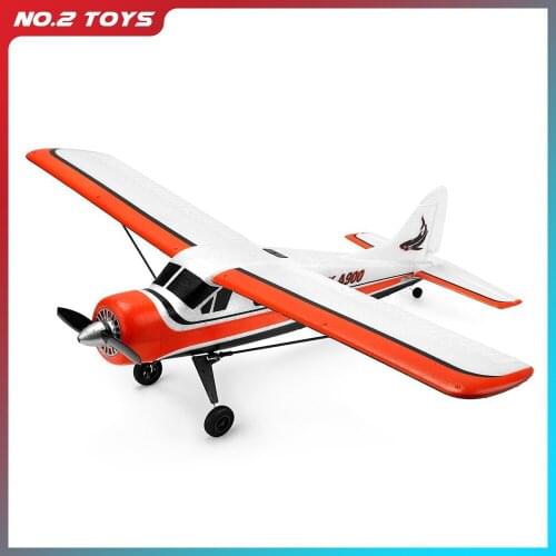 Wltoys XK A900 RC Plane Glider 4CH 2.4G Remote Control Aircraft Airplane Fixed Wing 6-Axis Gyroscope 3D/6G Mode Brushless Motor