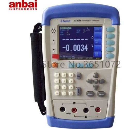Handheld Battery Tester Battery Resistance Meter Model AT528