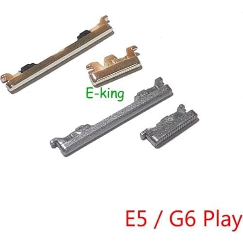 10PCS For Motorola Moto E5 G6 Play G6 Plus Phone Housing Side Key Power Volume Button