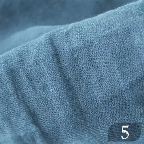 HD1006 100% Linen Fabric 135 cm 268 grams Stone mill Sand Washed Linen Fabric for Clothes 100 m Small wholesale