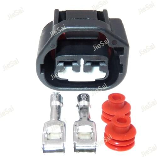 2 Pin Auto Wiring Harness Sealed Connector With Terminal Rubber Seals 4.8 Series Automobile Waterproof Adapter