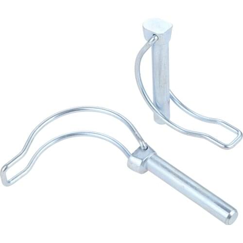 2pcs M11*65mm Coupler Safety Pin Quick Lock Release Trailer Towing Coupler Pin Bicycle Stroller Cargo Boat Hitch Hook Clip