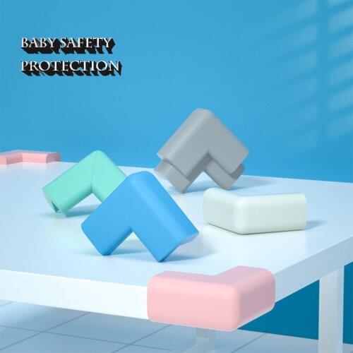 4Pcs Ultra-Soft Baby Table Corner Protector Newborn Kids Anti-Collision Safety Products Furniture Corner Protector Free Shipping