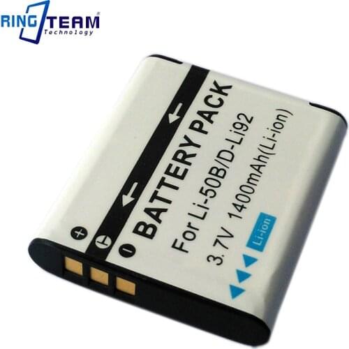 LI50B LI-50B Battery for Olympus MJU Stylus 1010 1020 1030SW 9000 SH21SH25 SP720UZ SP800UZ SP810UZ SZ10 SZ11 Tough VR & XCameras