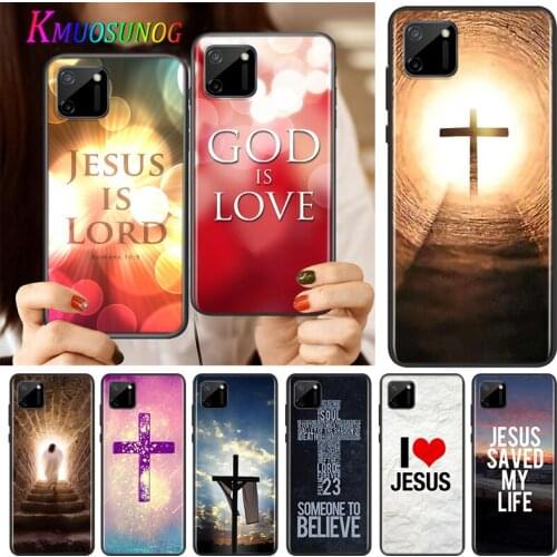 Bible Christian Jesus Silicone Cover For Realme V15 X50 X7 X3 Superzoom Q2 C11 C3 7i 6i 6s 6 Global Pro 5G Phone Case