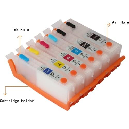 CEYE For CANON PIXMA TS8160 TS8260 TS9160 TS6160 TS6260 TR7560 TR8560 TS706 TS9560 TSrefillable ink cartridge PGI-680 CLI-681 PB