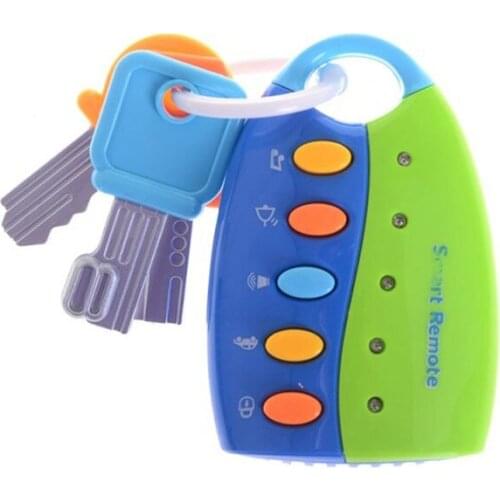 Baby Toy Musical Car Key Toys Pretend Play Smart Remote Car Voices Learning Education Toy Musical Instrument
