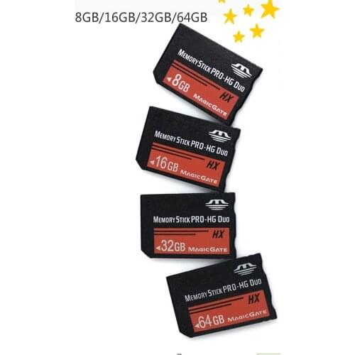 Free Shipping For PSP Memory Stick Pro Duo MS HG 64GB 32GB 16G 8G Memory Cards for psp mobile phone tablet and camera