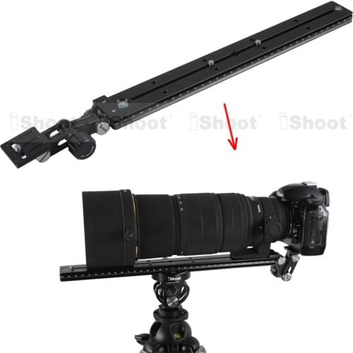 Telephoto Zoom Lens Bracket Long-Focus Lens Support Holder +35cm Camera Quick Release Plate for Ball Head Tripod Mount Ring