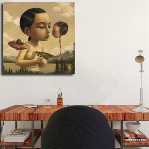 Mark Ryden Kaguya Prayer Canvas Posters Prints Wall Art Painting Decorative Picture Modern Home Decoration Accessories Artwork