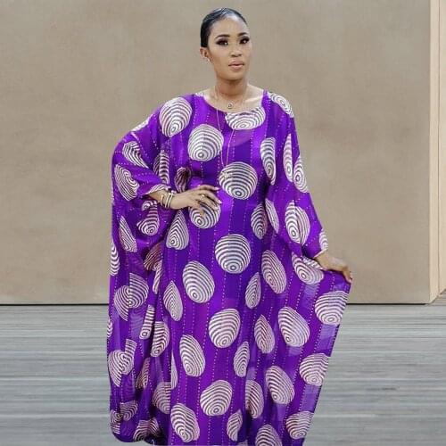 Abaya Dubai Muslim Dress Multicolored Fashion Printed Loose African Kaftan Islam Clothing Women Long Maxi Dresses 2021