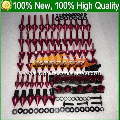 Fairing bolts full screw kit For BMW K1200S 05 06 07 08 K1200 S K 1200 S K 1200S 2005 2006 2007 2008 CL176 Nuts bolt screws Nut