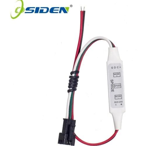 OSIDEN 50PCS SP002E Mini 3Key RGB Controller Connectorfor DC5V 12V 24V Pixels Dream Color WS2811 WS2812B LED Strip Light
