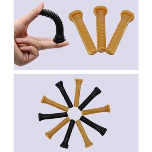 Hot 300pcs/lot 9.5 cm Poultry Plucking Fingers Hair Removal Machine Glue Stick Chicken Plucker Beef tendon material corn rod