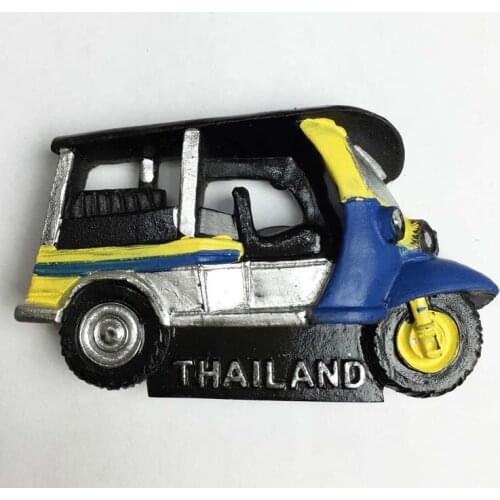 QIQIPP Thailand tourism commemorative Bangkok characteristic dash car stereo decoration magnetic stickers