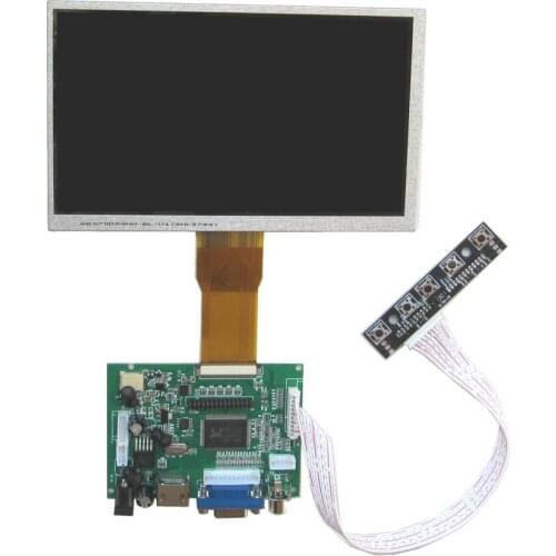 Raspberry PI 3/B+ special 7 inch TFT LCD digital display kit HDMI+VGA+2AV With touch panel 1024*600