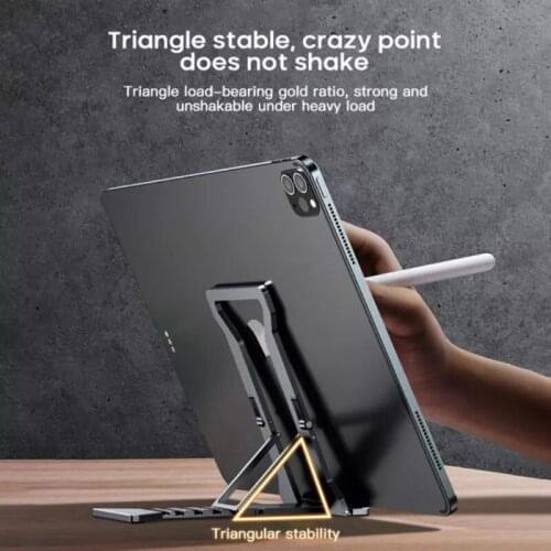Adjustable Tablet Stand Holder 360 Degree Rotating Tablet Mount Desktop Tablet Dock Compatible with iP-ad P-ro