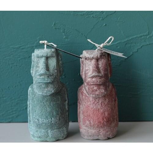 Stone statue silicone candle molds Plaster Decoration Molds Home Decoration Candles Korean Scented Candle Mould