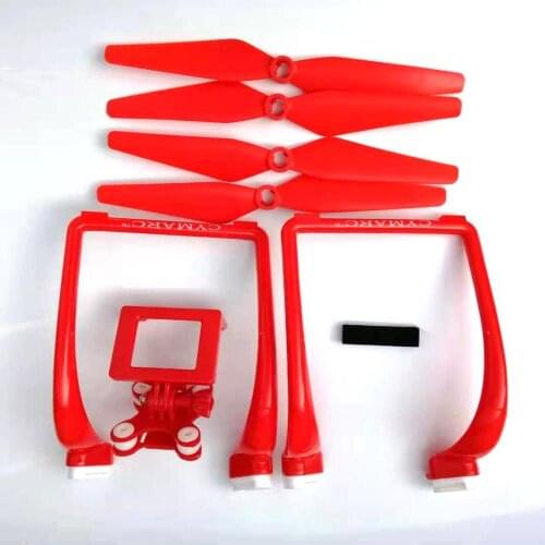 Syma X8PRO x8-pro X8SW X8SC RC Dron Spare Parts Upgrade Landing Gear propeller SJCAM / Xiaoyi / Gopro movement Camera Holder set