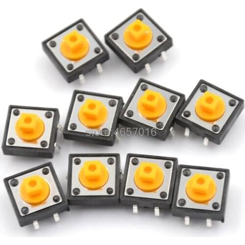 Free shipping 100pcs/lot B3F-4055 12x12x7.3 mm OMRON Tactile Switches Push Button Tact Switch 12*12*7.3 mm