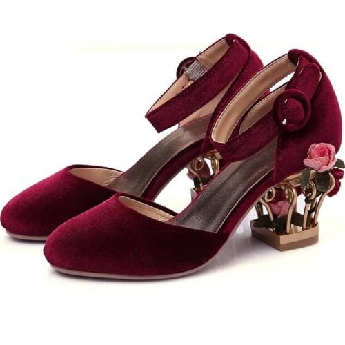 VEJAHM Womens High-heeled Shoes