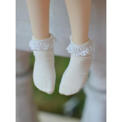 [wamami] White Lace Socks 1/3 1/4 SD17 Female BJD Dolls Dollfie Outfits