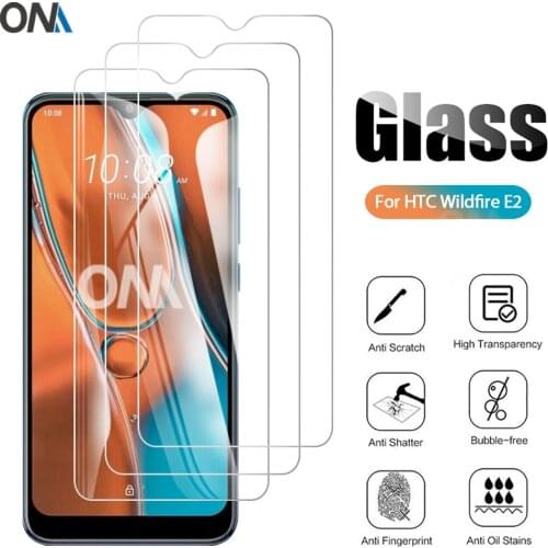 3Pcs Tempered Glass For HTC Wildfire E2 Glass Screen Protector 9H Premium Tempered Glass for HTC Wildfire E2 Protective Film
