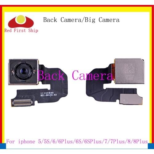 10Pcs/lot For iPhone 6 8 6S 7 Plus Back Rear Camera Flex Cable Ribbon Main Camera Module For iphone 5 5S 7G Camera Replacement