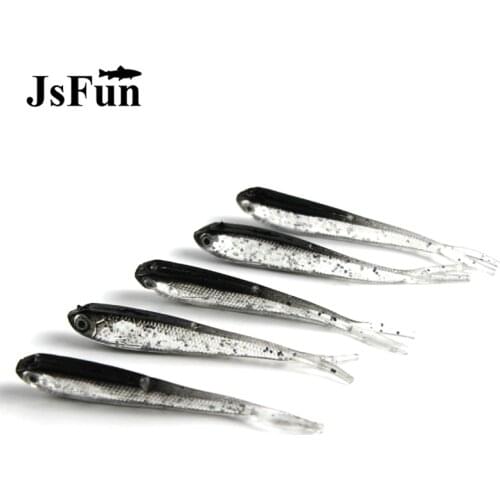 10pcs/lot Soft Fishing Lure Fishy Smell Pesca 7cm 2g Artificial Fishing Bait Sea Fishing Tackle Lures YE71