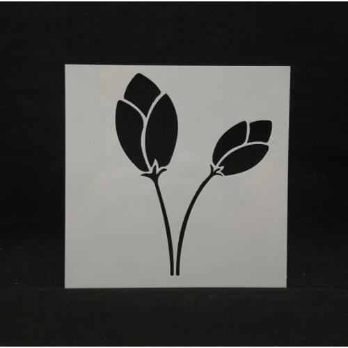 13*13 Flower Layering Stencils Drawing Color Spraying Stencil for Diy scrapbook/photo album coloring,painting stencil,home decor