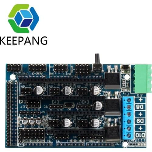 2pcs RAMPS 1.4 Ramps 1.5 RAMPS 1.6 Boards Control Board Panel Part Motherboard 3D Printer Parts Shield Red Black Controls