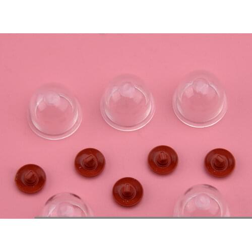 5 Primer Bulbs 5 Check Valves Plastic Fit For Hyundai HYBC5200 52cc 2-Stroke Trimmer