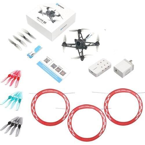 BETAFPV HX115 SE 115mm Toothpick F4 1S 12A AIO Flight Controller RC Drone + Nazgul T3020 Props 500mm 30W 6 Ports Battery Charger