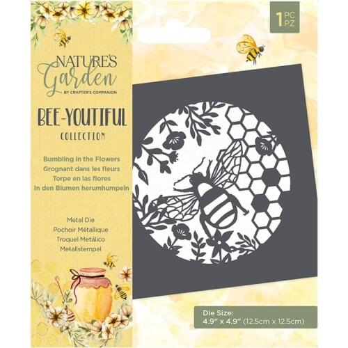 Bumbling in the flowers Metal cutting dies cut die mold card Scrapbook paper craft knife mould blade punch stencils