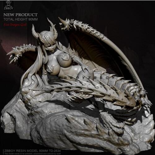 H90mm Resin model kits figure DIY self-assembled TD-2534