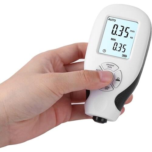 HW-300 Digital Coating Thickness Gauge 0-2000UM Car Paint Film Tester Measuring Manual Paint Tool Coating Thickness Meter