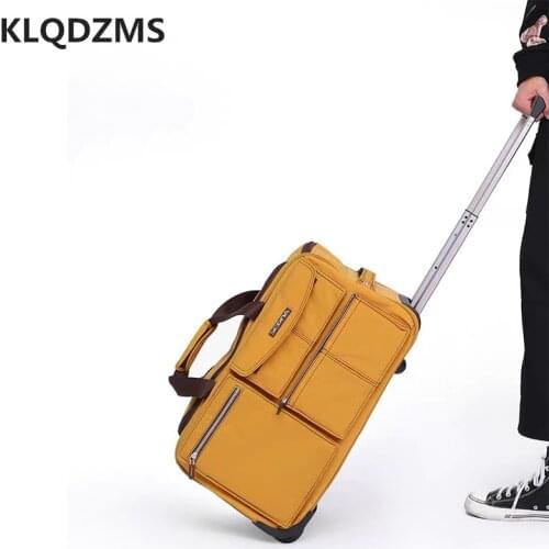 KLQDZMS Fashion Trolley Luggage Bag 20 Inch Unique Handbag Creative Sports Suitcase Personalized Rolling Luggage Hot Sell
