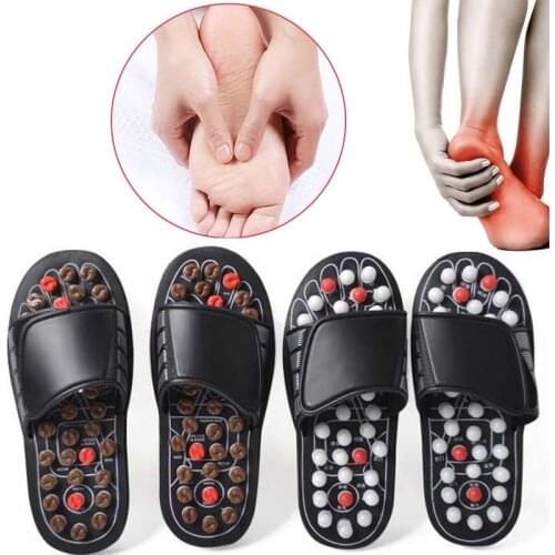 Foot Acupoint feet Massage Slippers shiatsu Sandal For Men Feet Acupressure Therapy Medical Rotating Foot Massager Shoes Unisex