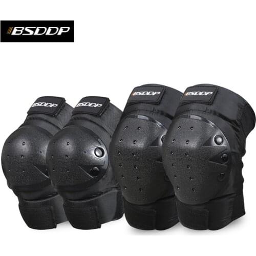 4pcs Motorcycle Cycling Motocross Elbow Knee Pads Guard Protector Protective Gear BSDDP BSD1006 motorcycle accessories Ne