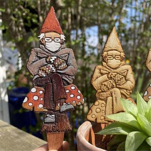 Outdoor Indoor Hot Sale Flower Pot Stakes Bernie Garden Decorative Sign Plant Support Dropship