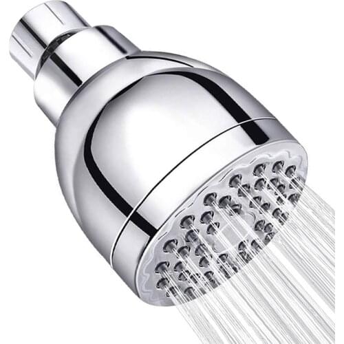 High Pressure Shower Head Anti-leak Fixed Showerhead with Adjustable Swivel Ball